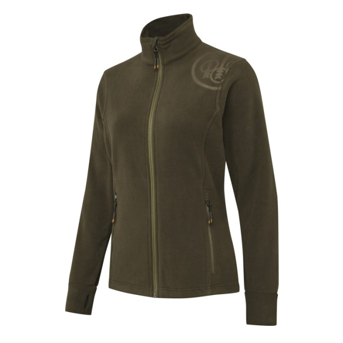 Polar damski BERETTA HP Logo Full Zip - Green Moss